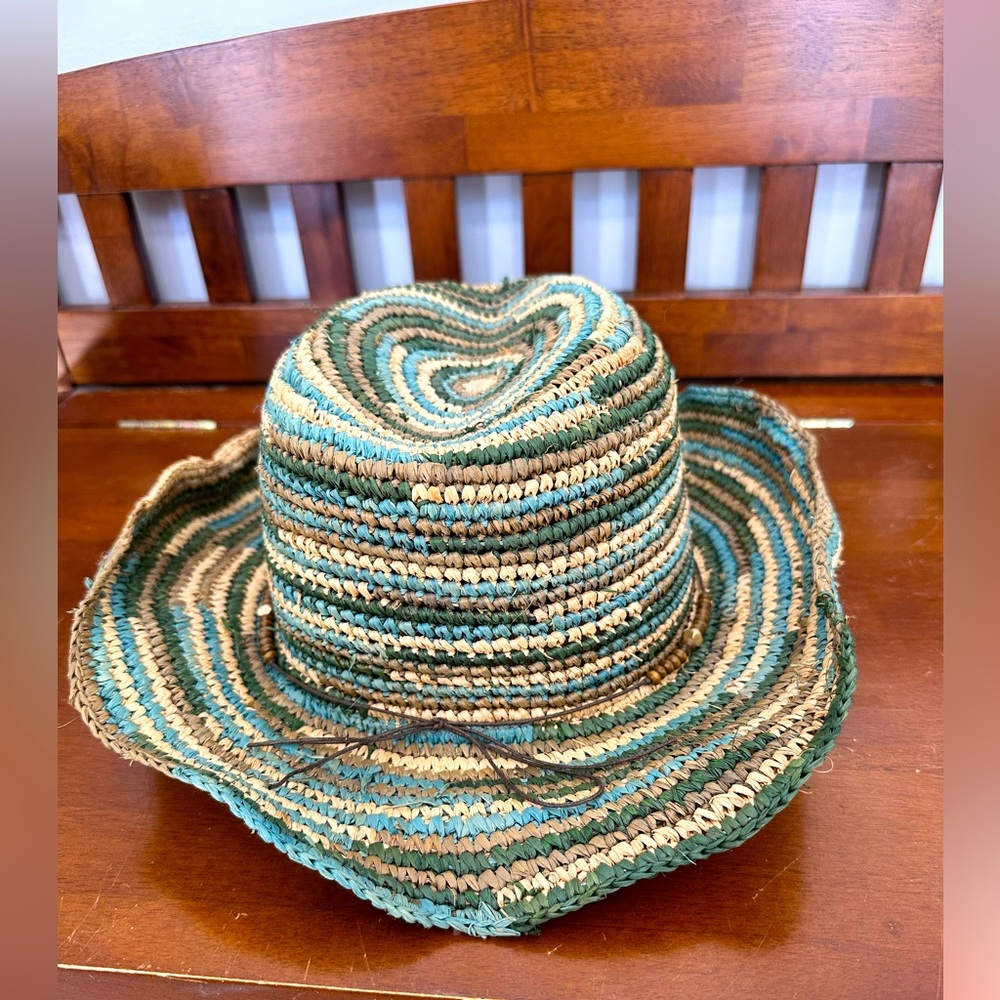 Athleta raffia cowgirl hat, One Size